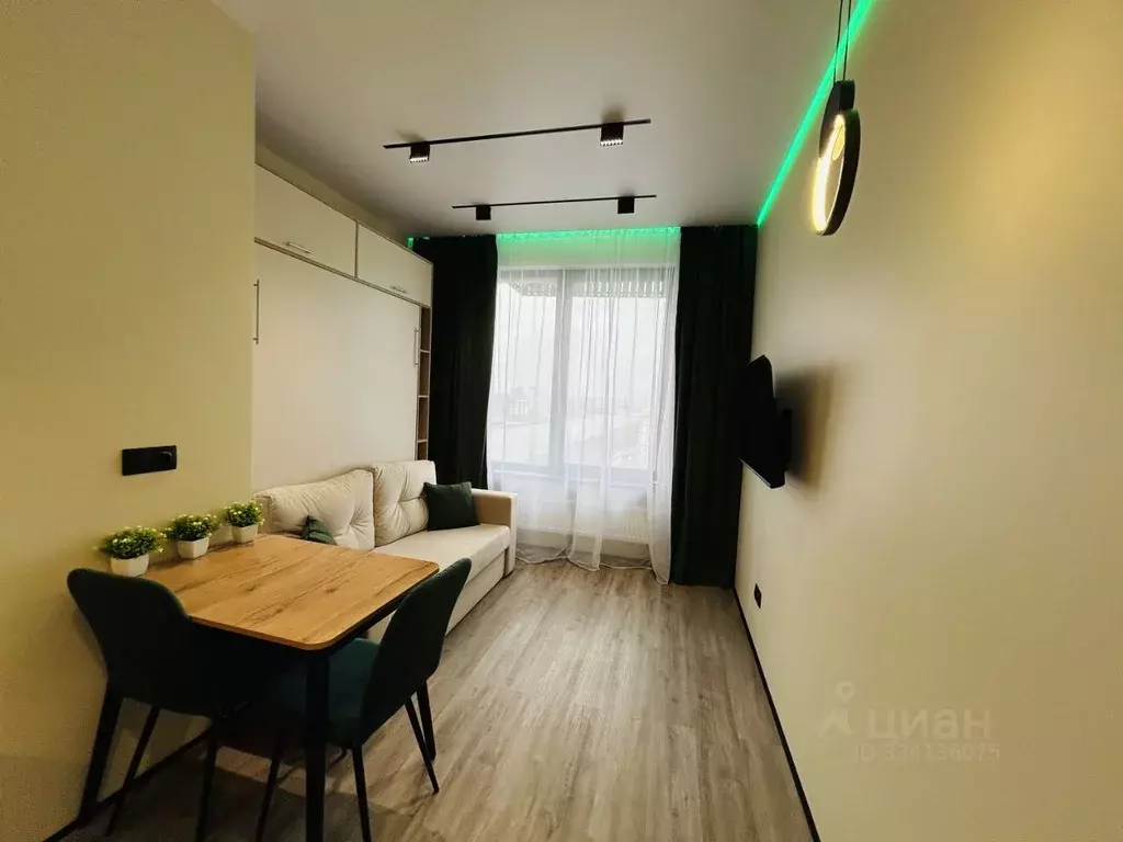 Студия Москва Нагатинская наб., 10А (21.4 м) - Фото 1