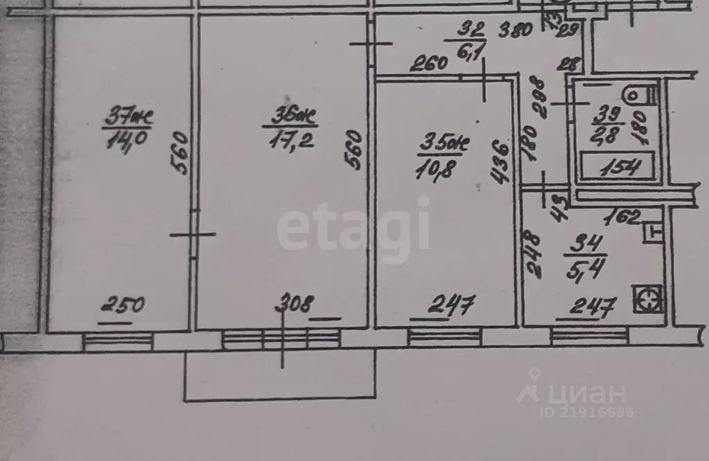 3-к кв. Калининградская область, Калининград Прибрежный мкр, ул. ... - Фото 2