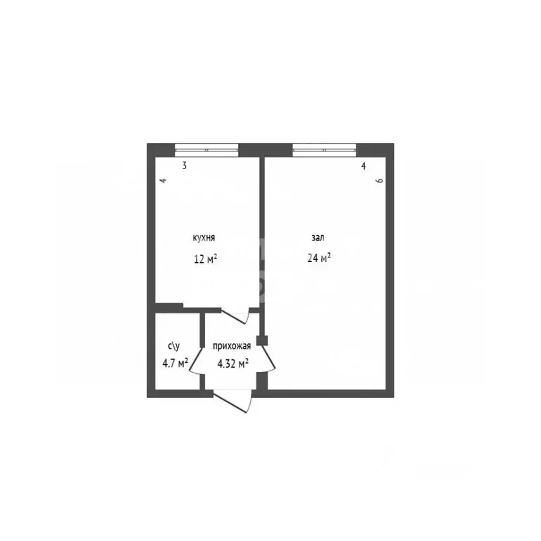 1-к кв. Дагестан, Дербент ул. Сальмана, 85В (45.0 м) - Фото 1