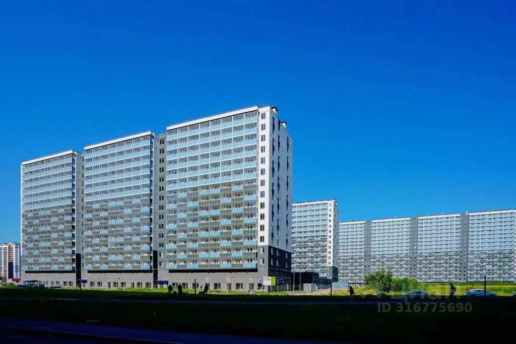 Студия Ленинградская область, Мурино Всеволожский район, ул. Графская, ... - Фото 1
