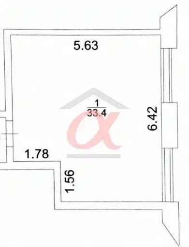 1-к кв. Кемеровская область, Кемерово ул. Терешковой, 39А (33.4 м) - Фото 2