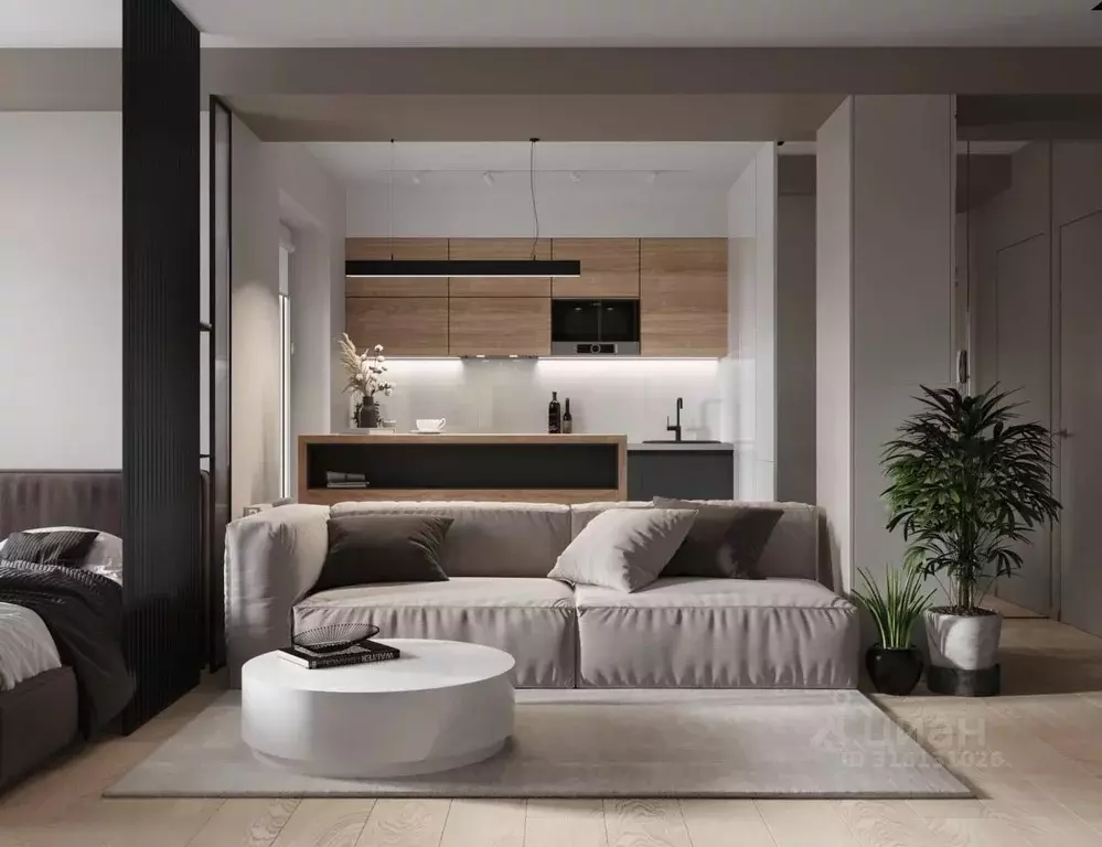 Квартира, студия, 38 м - Фото 1