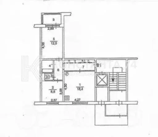 2-к кв. Челябинская область, Челябинск ул. Салавата Юлаева, 25 (53.0 ... - Фото 2