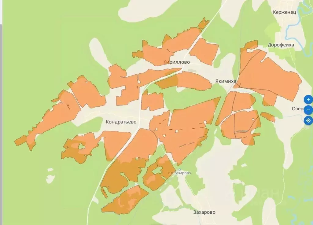 Участок в Нижегородская область, Семеновский муниципальный округ, д. ... - Фото 2
