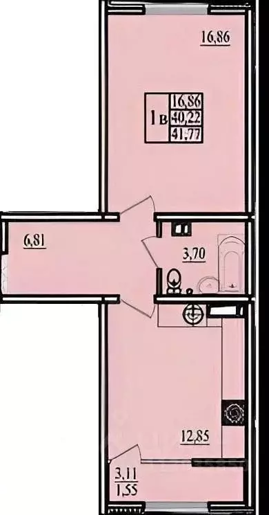 1-к кв. Севастополь ул. Колобова, 2 (43.0 м) - Фото 1