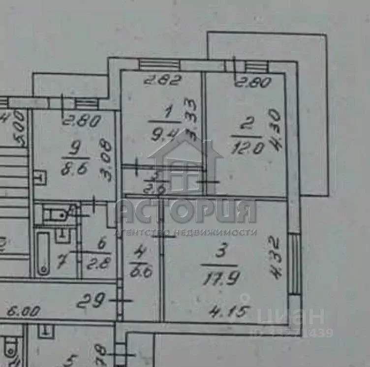 3-к кв. Красноярский край, Красноярск ул. Копылова, 76а (63.5 м) - Фото 1