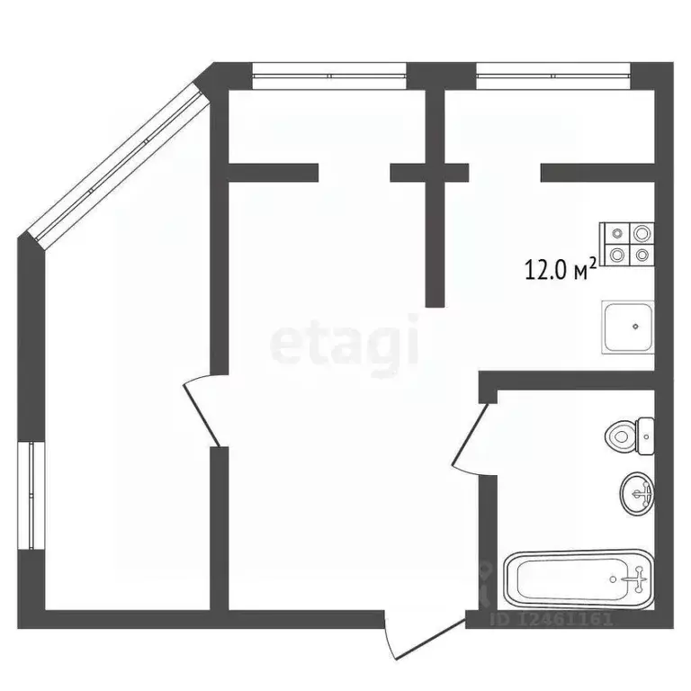2-к кв. Краснодарский край, Анапа ул. Лермонтова, 120 (59.2 м) - Фото 1