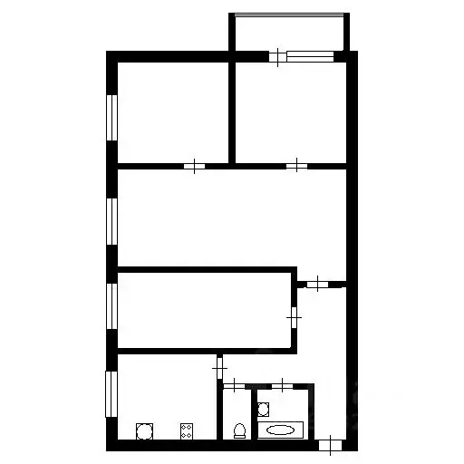 4-к кв. Самарская область, Тольятти Октябрьская ул., 59 (64.3 м) - Фото 2