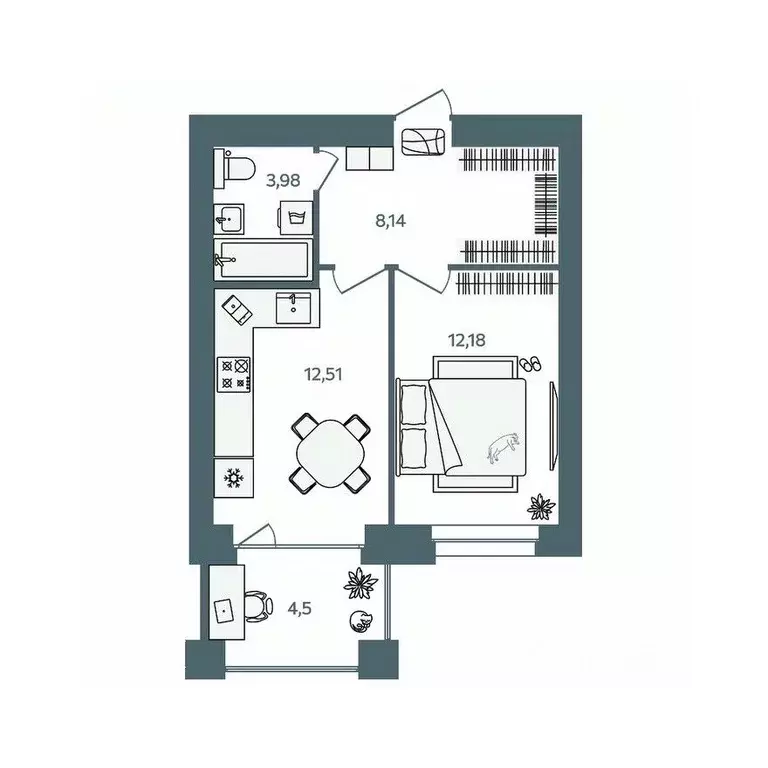 1-к кв. Ярославская область, Ярославль пос. Павловский, Волга-Лайф ... - Фото 1