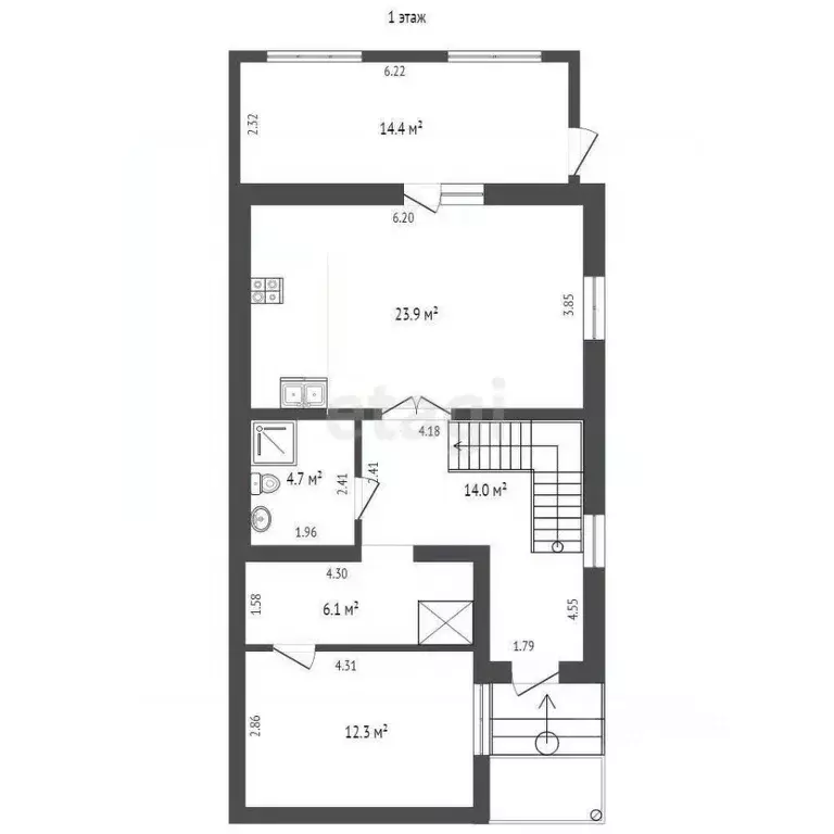 Дом в Севастополь ул. Анатолия Халина, 13 (137 м) - Фото 2