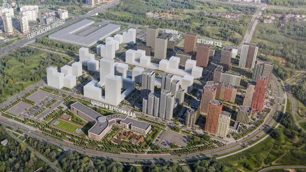 2-комнатная квартира: Зеленоград, 22-й микрорайон, ЖК Зелёный Парк, ... - Фото 2