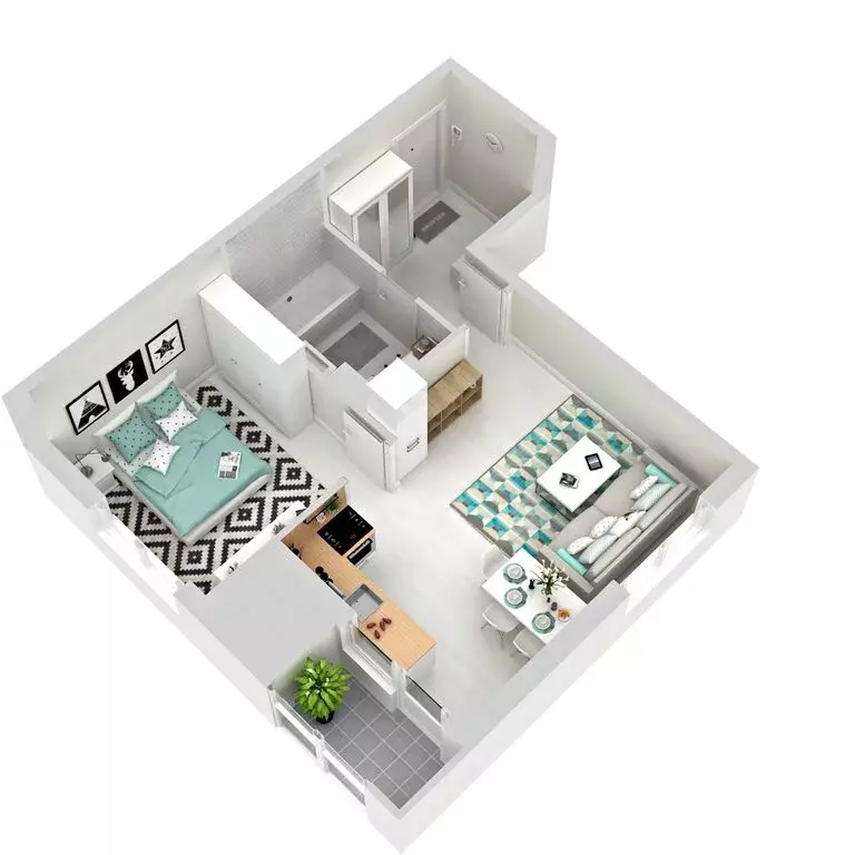 2-комнатная квартира: Ижевск, Воткинское шоссе, 83к2 (40.7 м) - Фото 2