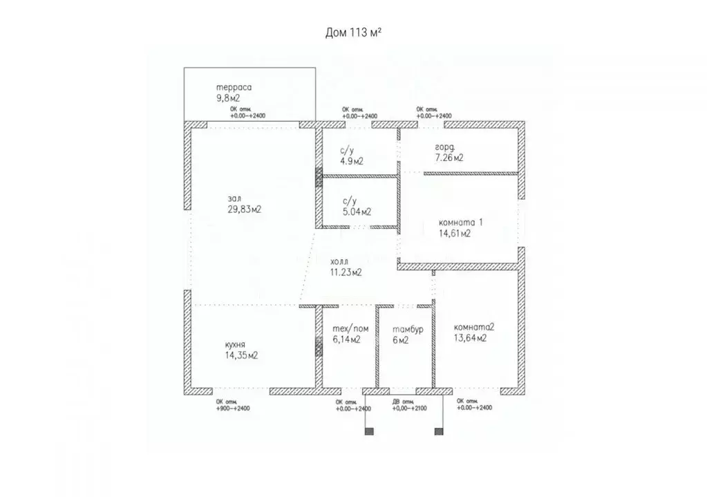 Дом в Калининградская область, Гурьевский муниципальный округ, пос. ... - Фото 2