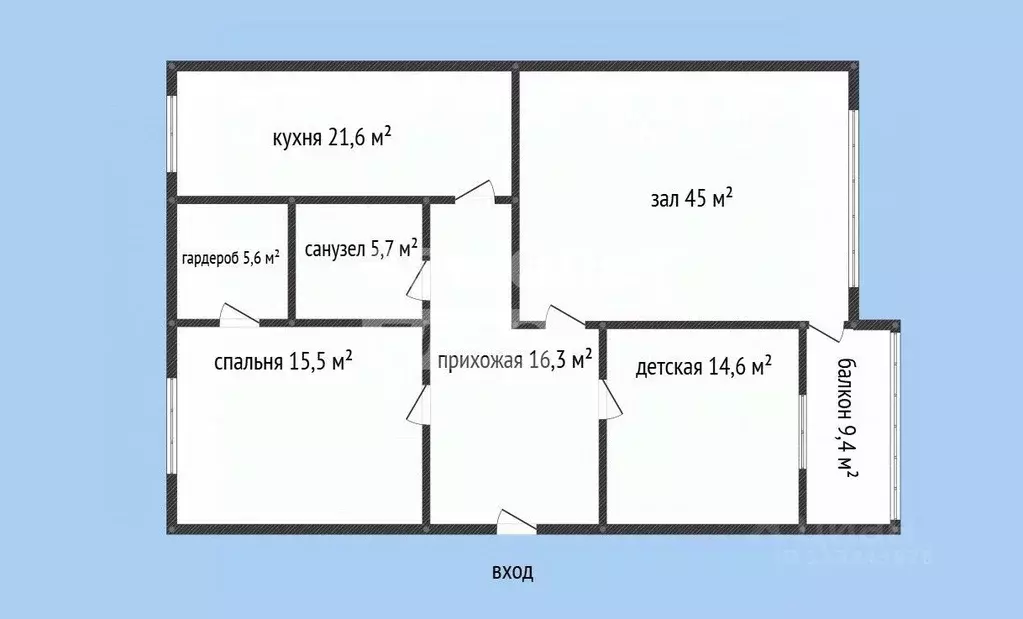 3-к кв. Дагестан, Махачкала ул. Абдул-Вагаба Сулейманова, 70 (122.0 м) - Фото 2