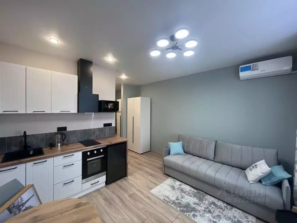 Студия Ростовская область, Ростов-на-Дону пос. Мирный, ул. Раздорская, ... - Фото 1