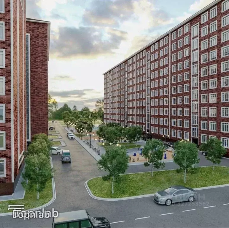 2-к кв. Кабардино-Балкария, Нальчик ул. Шогенова (52.1 м) - Фото 1