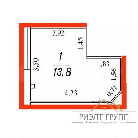 продам помещение свободного назначения, 13.7 м - Фото 0