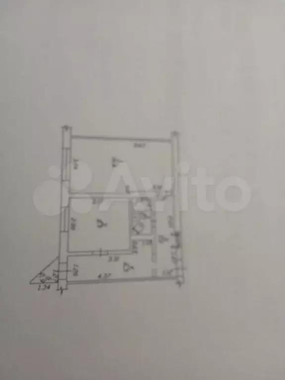 2-к. квартира, 46 м, 1/5 эт. - Фото 0