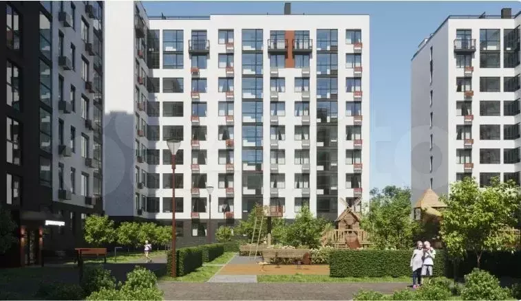1-к. квартира, 30,1 м, 7/9 эт. - Фото 0