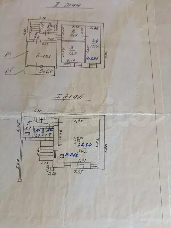 3-к. квартира, 99,6 м, 2/2 эт. - Фото 0