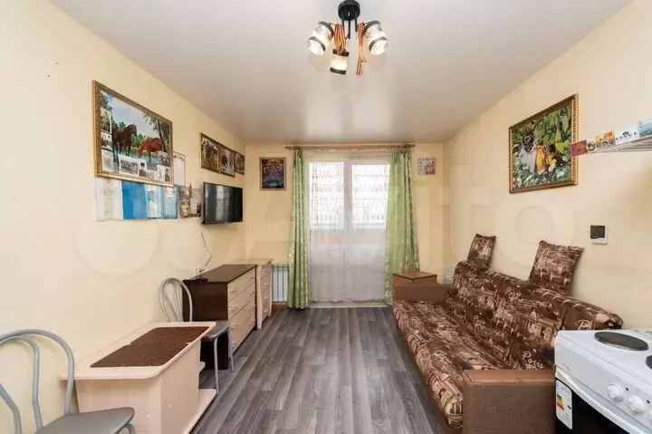 Квартира-студия, 25,4м, 1/9эт. - Фото 1