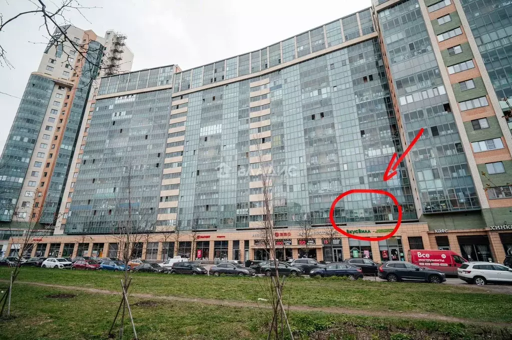 1-к. квартира, 38,8 м, 3/25 эт. - Фото 1
