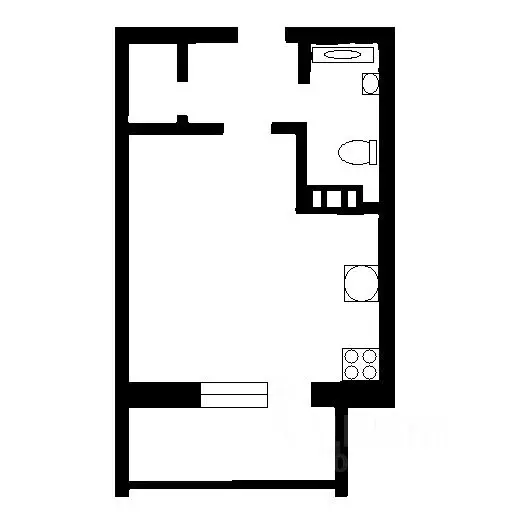 1-к кв. Санкт-Петербург Приморский просп., 62к1 (50.0 м) - Фото 2