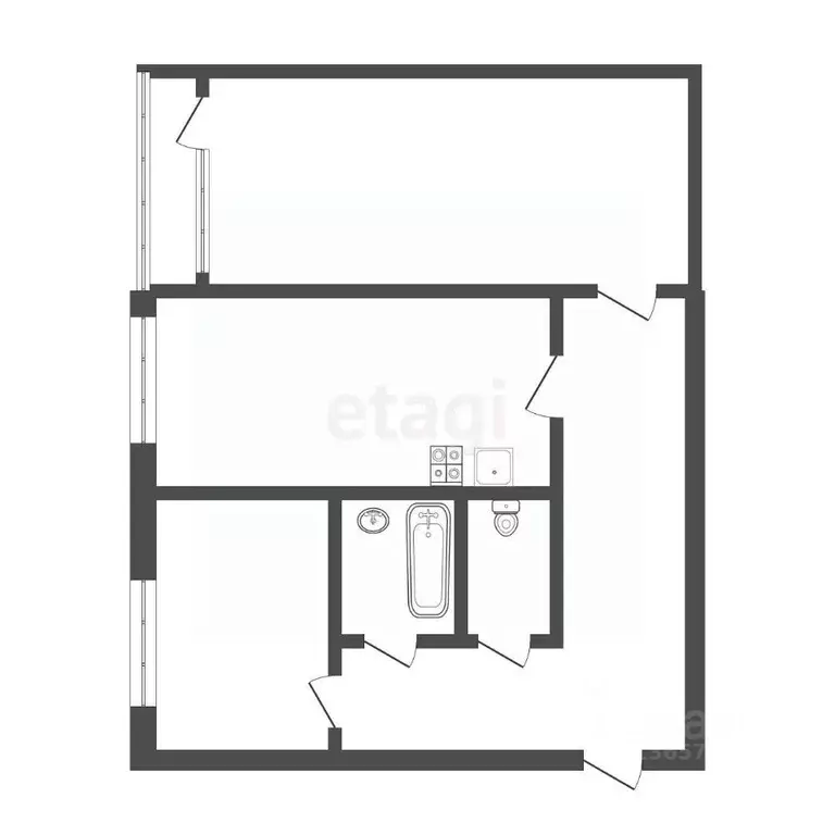 2-к кв. Иркутская область, Иркутск ул. Поленова, 33/4 (63.0 м) - Фото 1