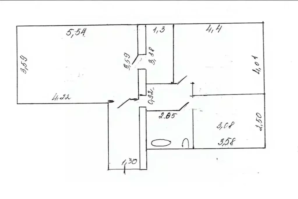 2-к кв. Санкт-Петербург пер. Пирогова, 17 (64.0 м) - Фото 2