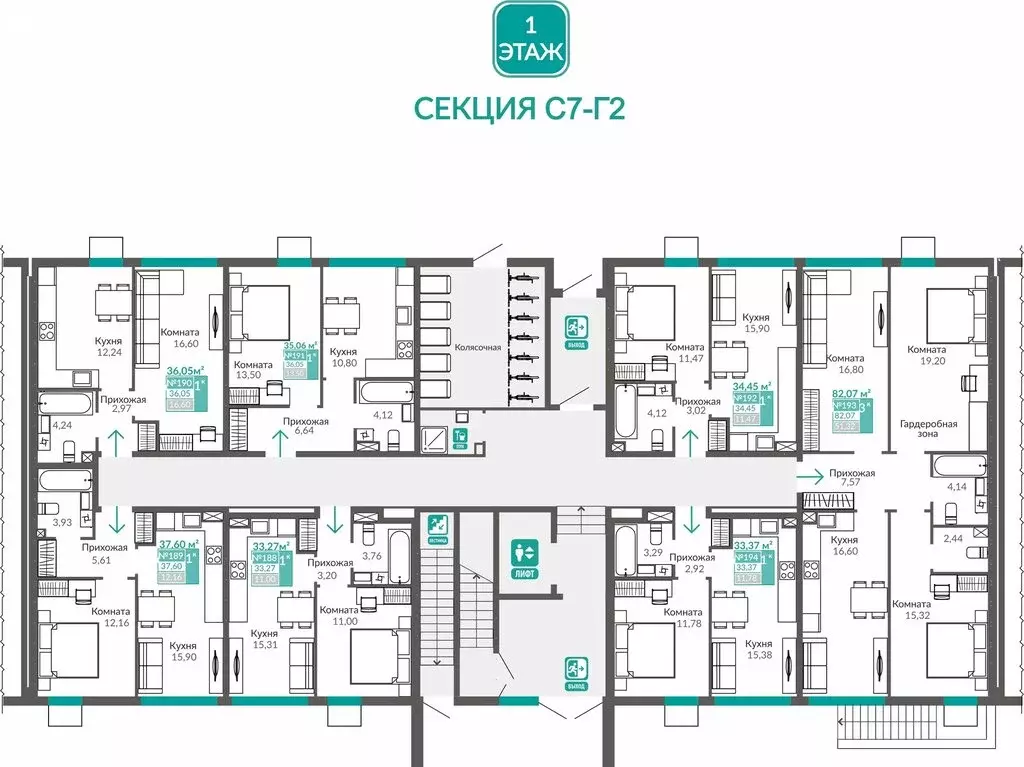 1-комнатная квартира: Симферополь, Киевский район, микрорайон Крымская ... - Фото 1