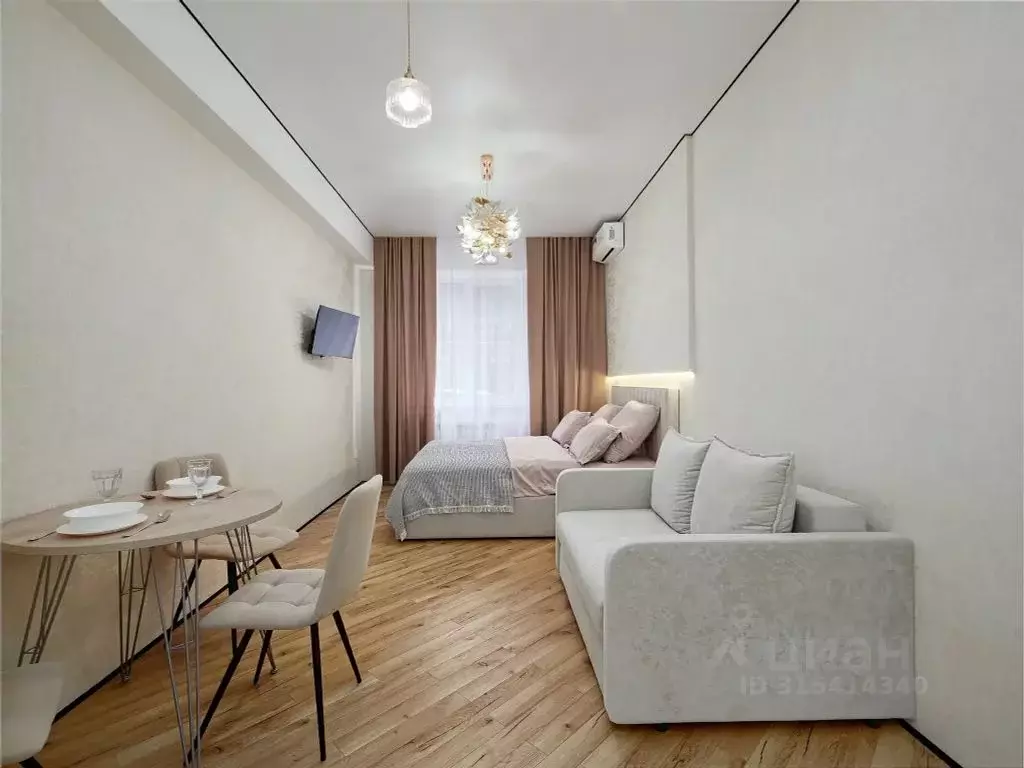 Студия Ставропольский край, Кисловодск ул. Декабристов, 36/1 (25.0 м) - Фото 1