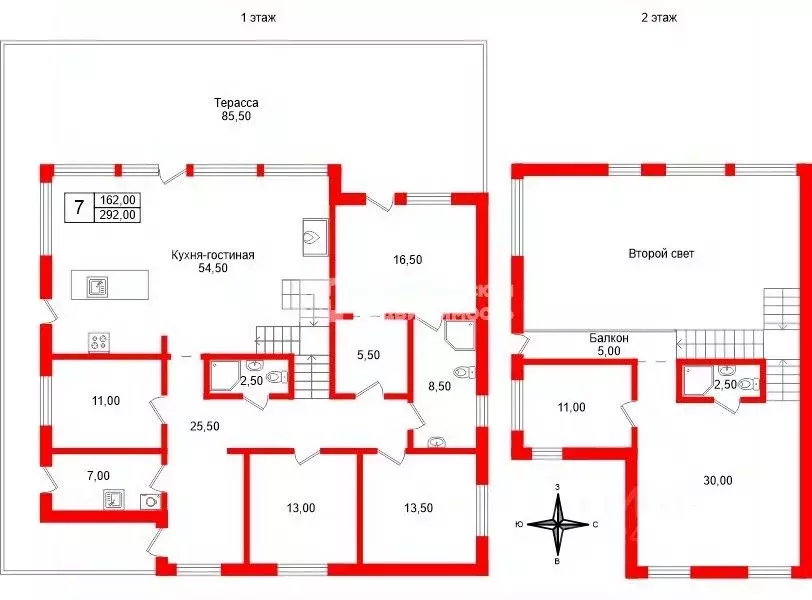 Коттедж в Ленинградская область, Приозерский район, Петровское с/пос, ... - Фото 2