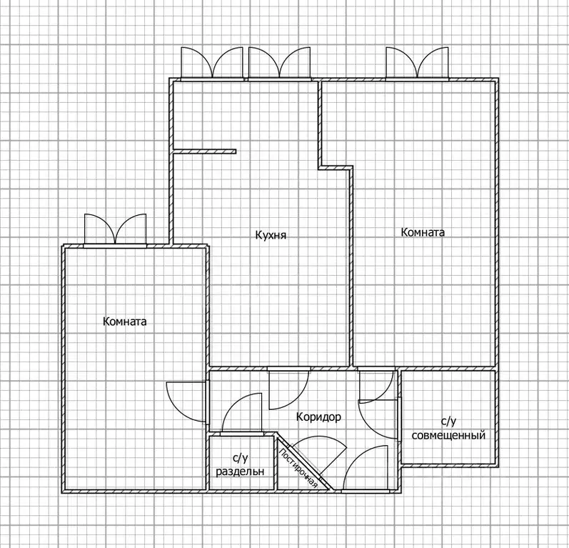 2-к кв. Оренбургская область, Оренбург Просторная ул., 19/4 (63.4 м) - Фото 2