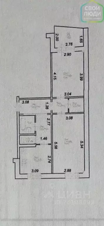 2-к кв. Рязанская область, Рязань Быстрецкая ул., 20 (60.0 м) - Фото 0