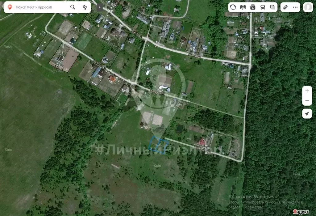 Участок в Рязанская область, Спасский муниципальный округ, посёлок ... - Фото 1