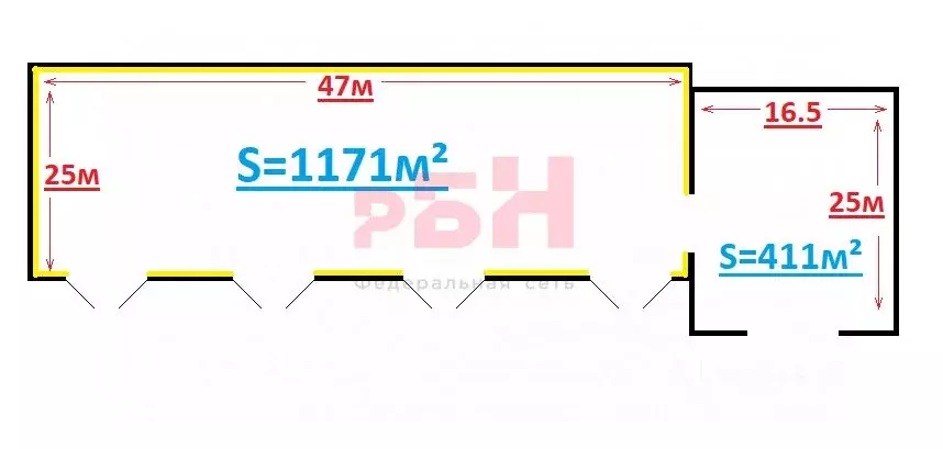 Склад в Свердловская область, Асбест ул. Плеханова, 9/1 (1171 м) - Фото 2