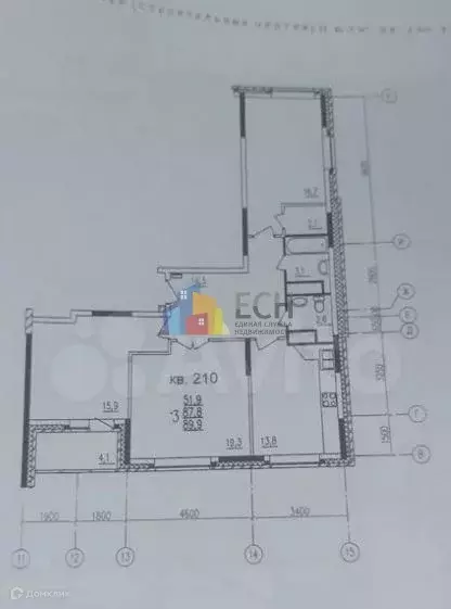 Продаётся 3-к квартира, 89.9 м - Фото 1