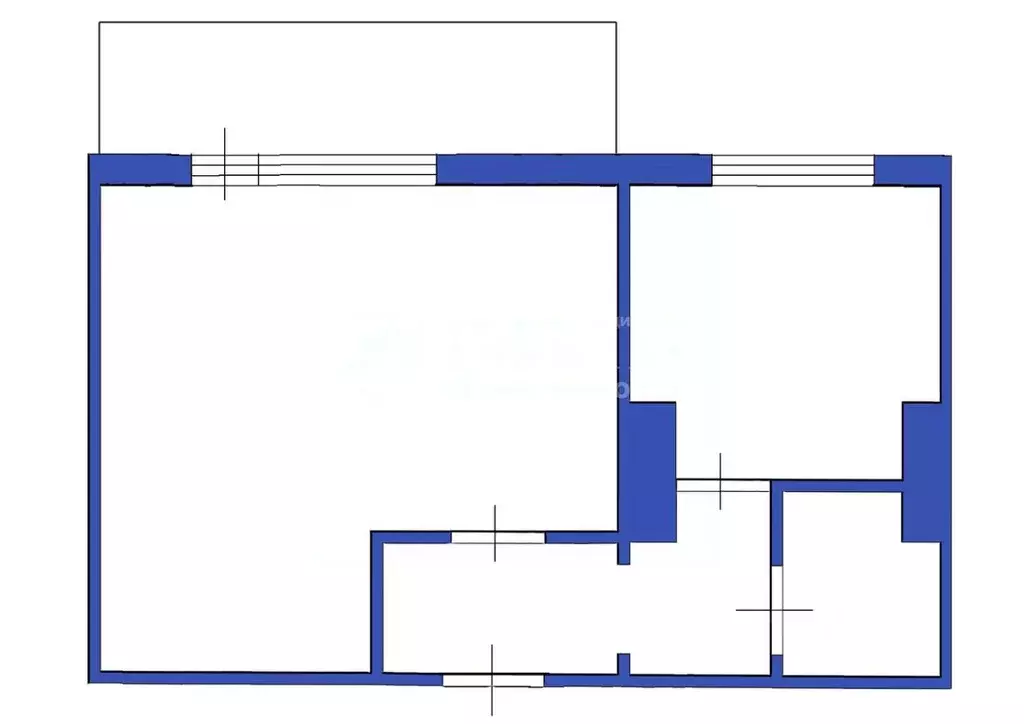 1-к кв. Кемеровская область, Кемерово ул. 1-я Заречная, 6 (32.4 м) - Фото 2