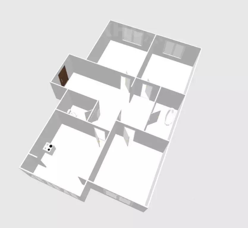 3-к кв. Сахалинская область, Южно-Сахалинск Физкультурная ул., 126 ... - Фото 1