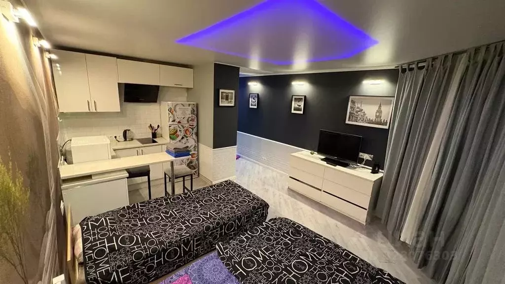 Студия Московская область, Домодедово Южный мкр, ул. Курыжова, 16 ... - Фото 1