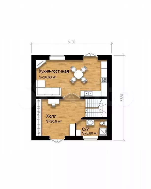 Коттедж 110 м на участке 7,5 сот. - Фото 0