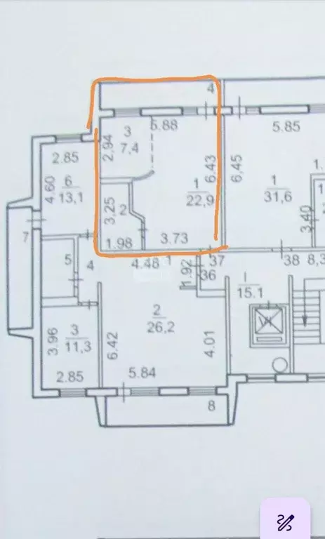 Студия Приморский край, Владивосток Русская ул., 57П (35.8 м) - Фото 2