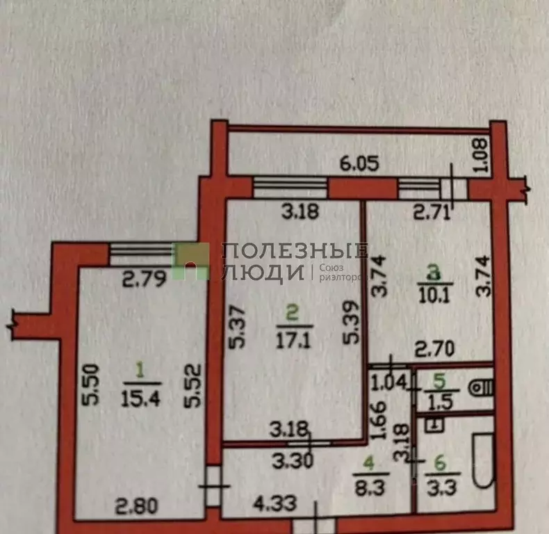 2-к кв. Орловская область, Орел Авиационная ул., 7к2 (62.0 м) - Фото 2