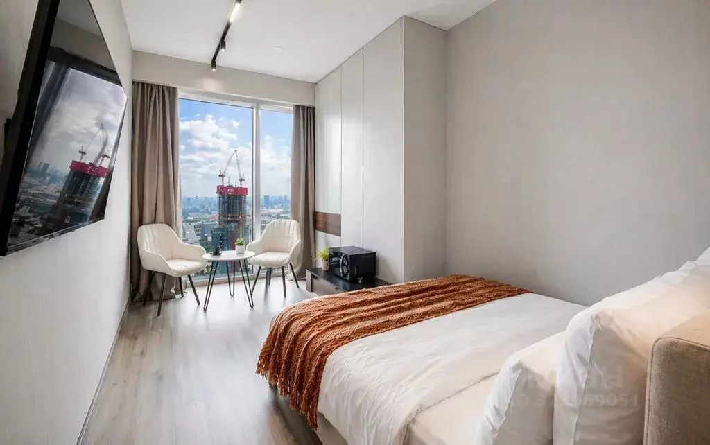 Комната Москва 1-й Красногвардейский проезд, 21с2 - Фото 1