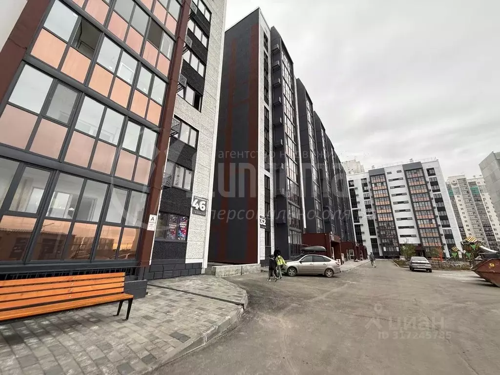 2-к кв. Курганская область, Курган Заозерный жилрайон, 4-й мкр, 46 ... - Фото 0