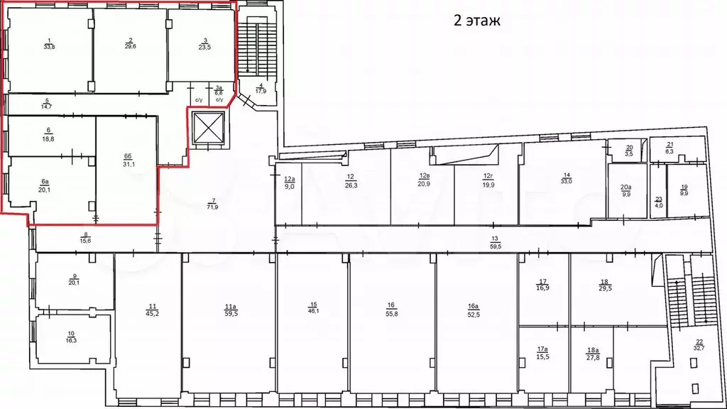 Сдам блок-офис 178,2 кв.м. с санузлом в центре - Фото 0