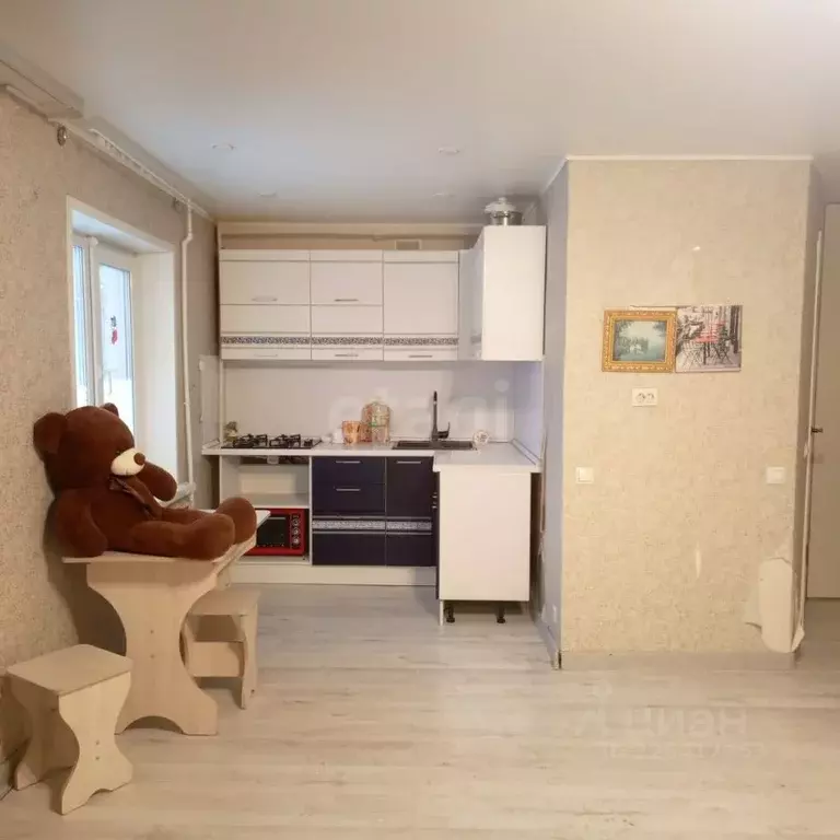 Студия Омская область, Омский район муниципальный округ, пос. ... - Фото 1