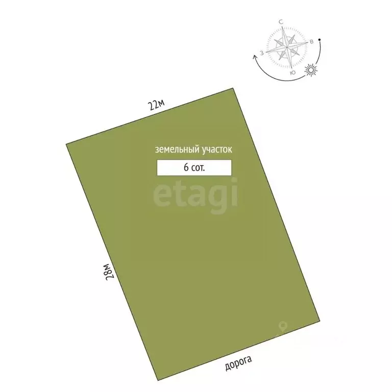 Участок в Ростовская область, Азовский район, Елизаветинское с/пос, ... - Фото 2