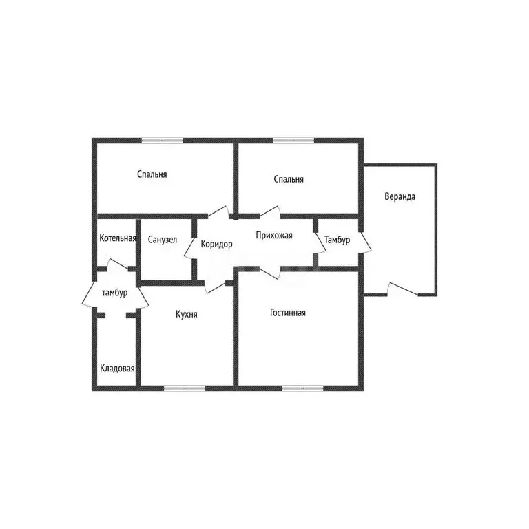 Дом в село Светлоозерское, Лесная улица (74.1 м) - Фото 1