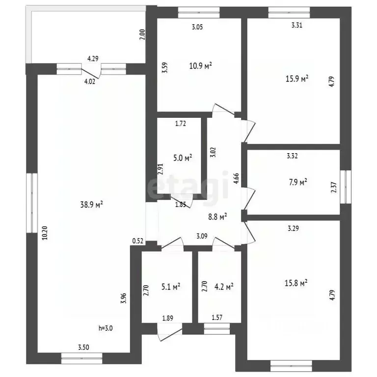 Дом в Башкортостан, Стерлитамак ул. Кирова (112 м) - Фото 2